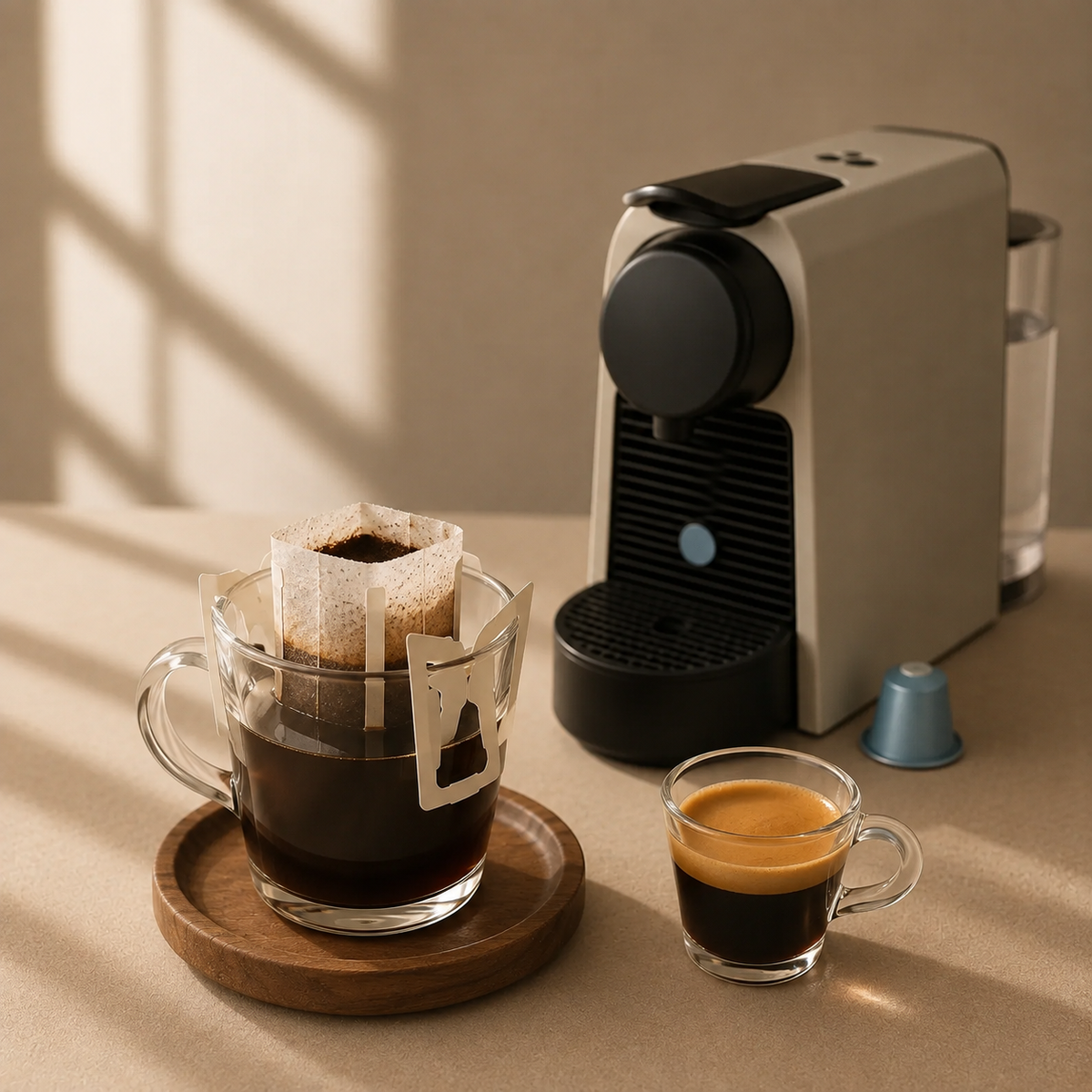 Drip Bags & Coffee Capsules