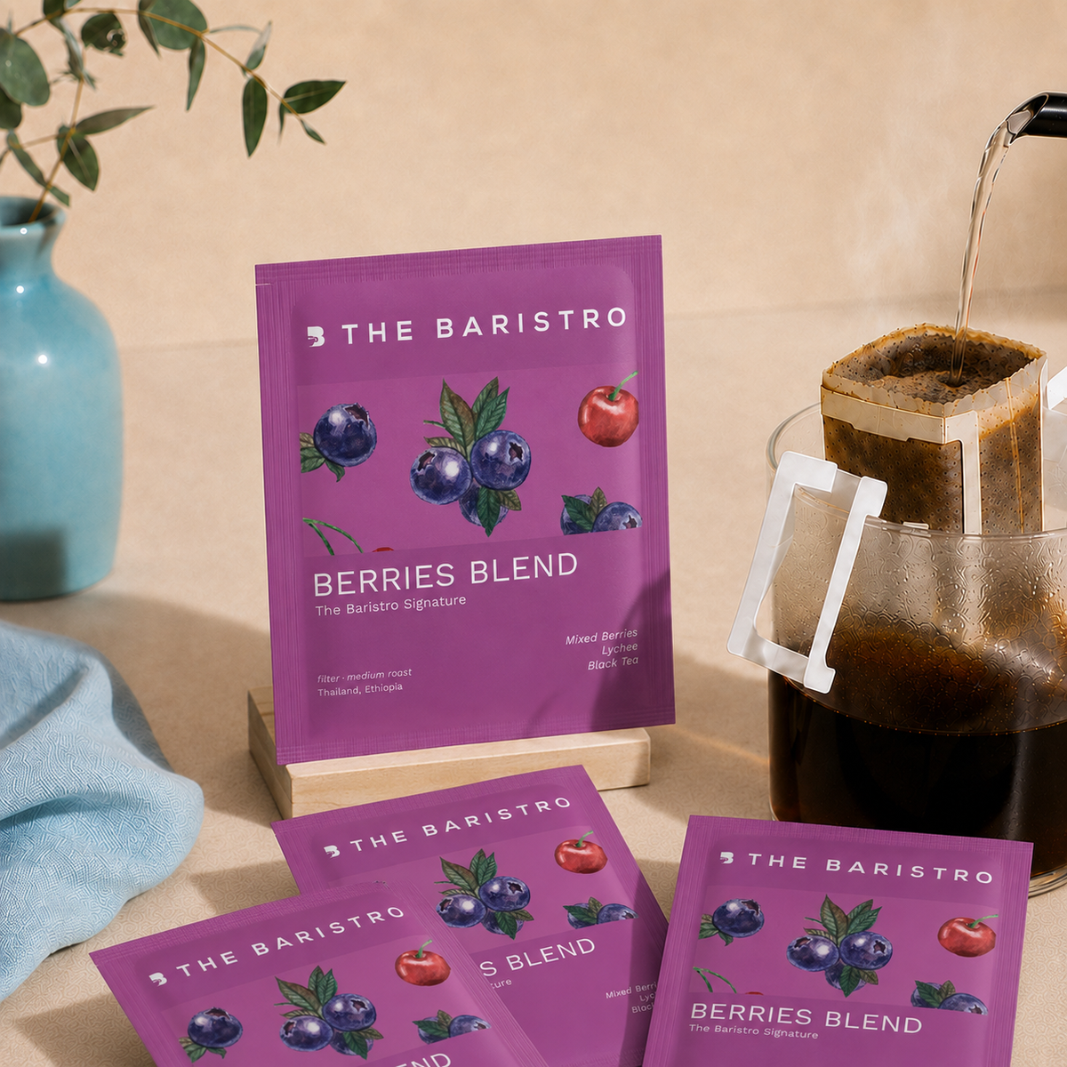 DRIP BAG - berries blend - the Baristro
