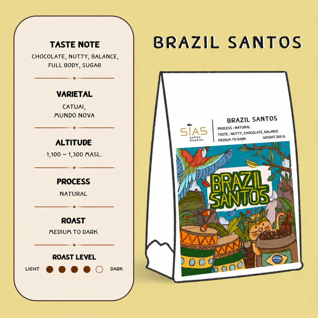 Brazil Santos - By Sias Roaster 200g