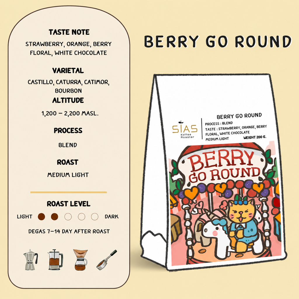 Berry go round - by Sias Roaster 100g