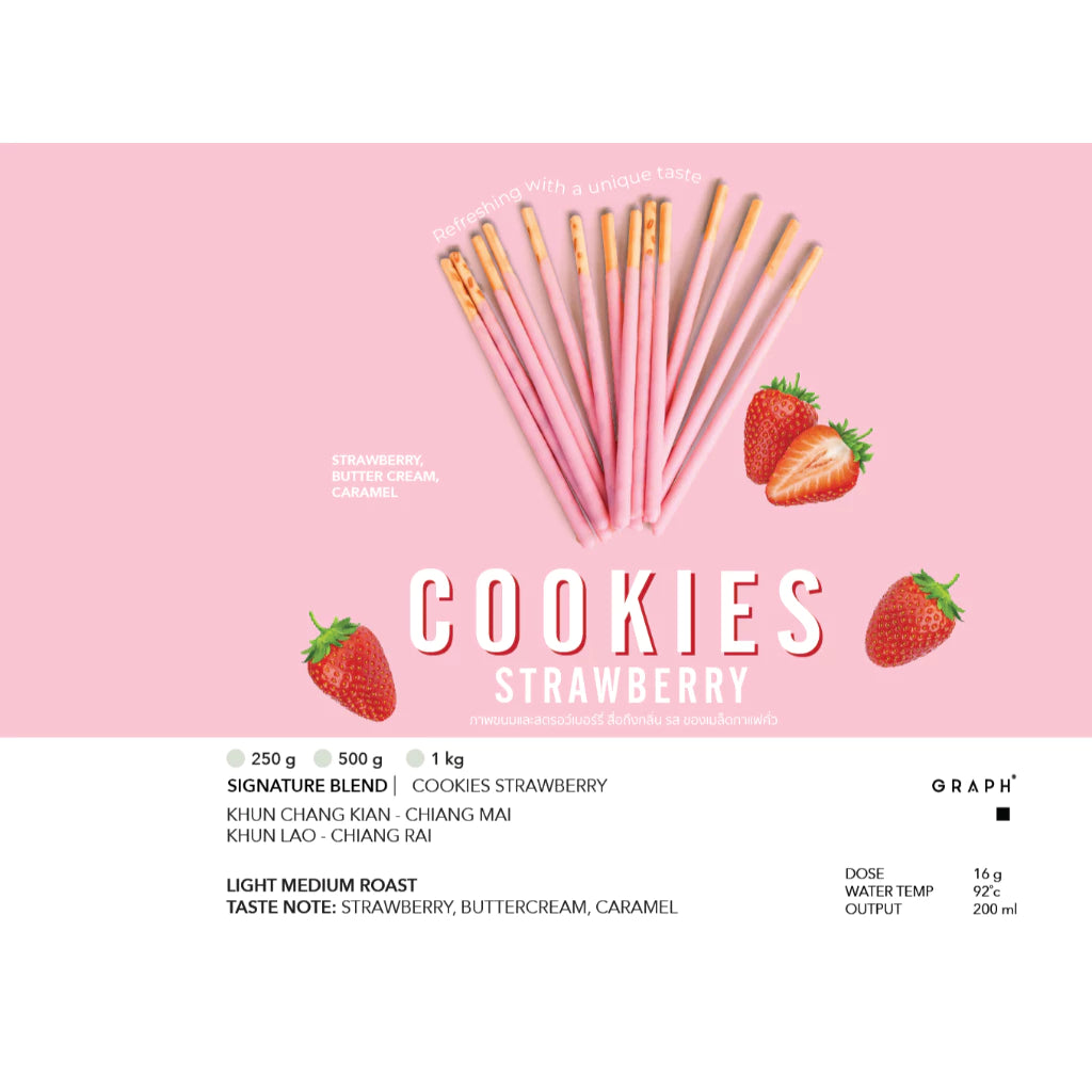 Cookies Strawberry - GRAPH COFFEE CO.