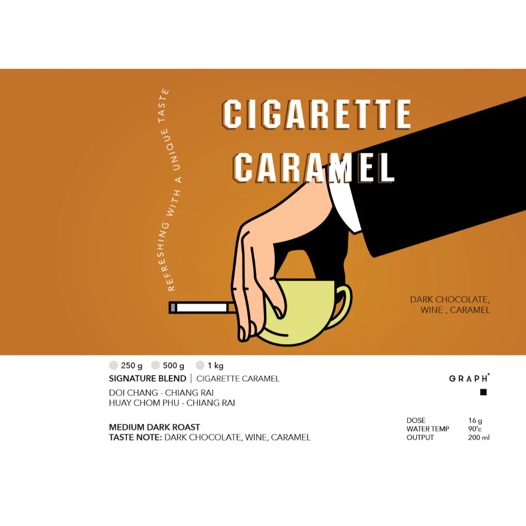 Cigarette Caramel - GRAPH COFFEE